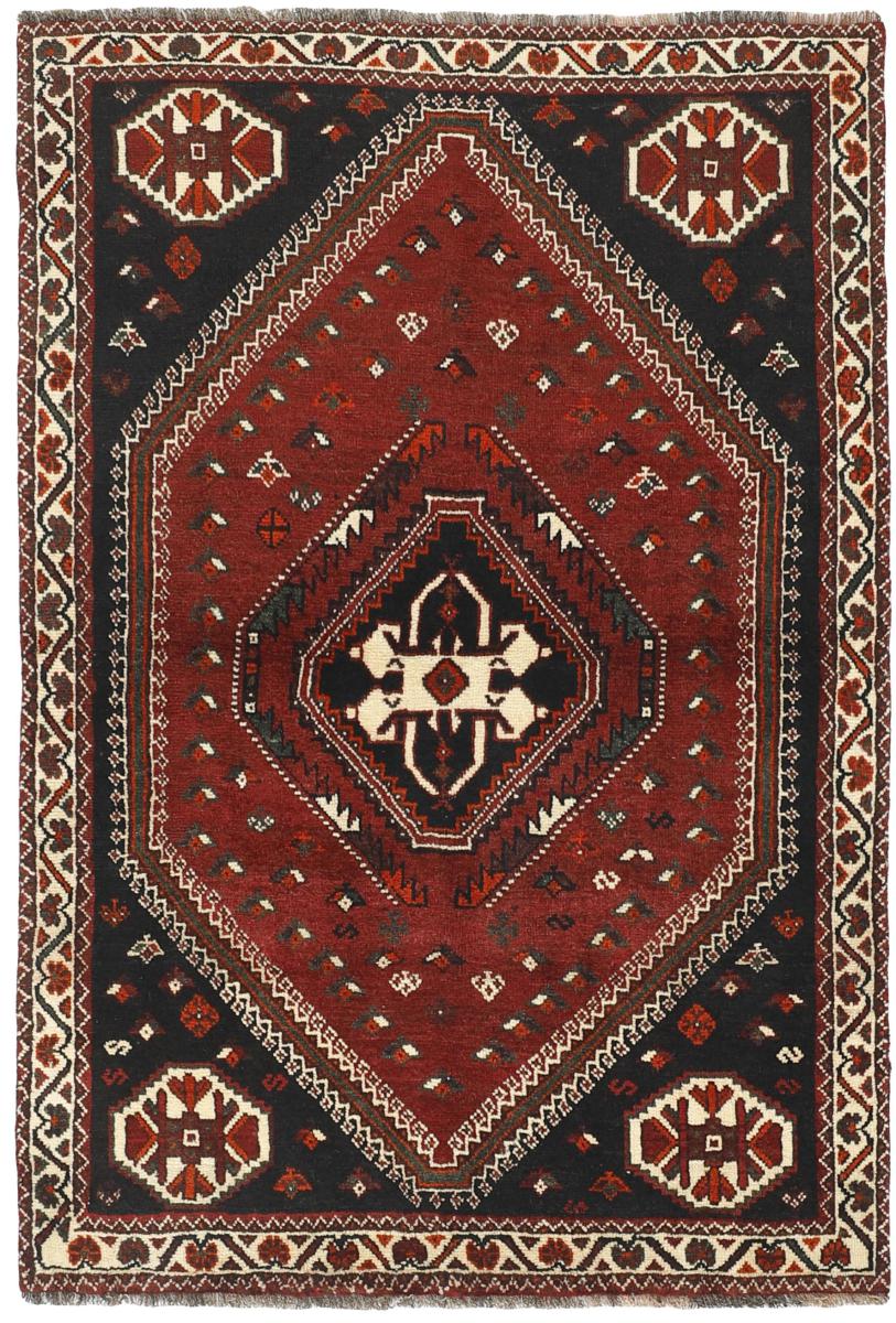 Περσικό χαλί Shiraz 188x130 188x130, Περσικό χαλί Χειροποίητο με κόμπους