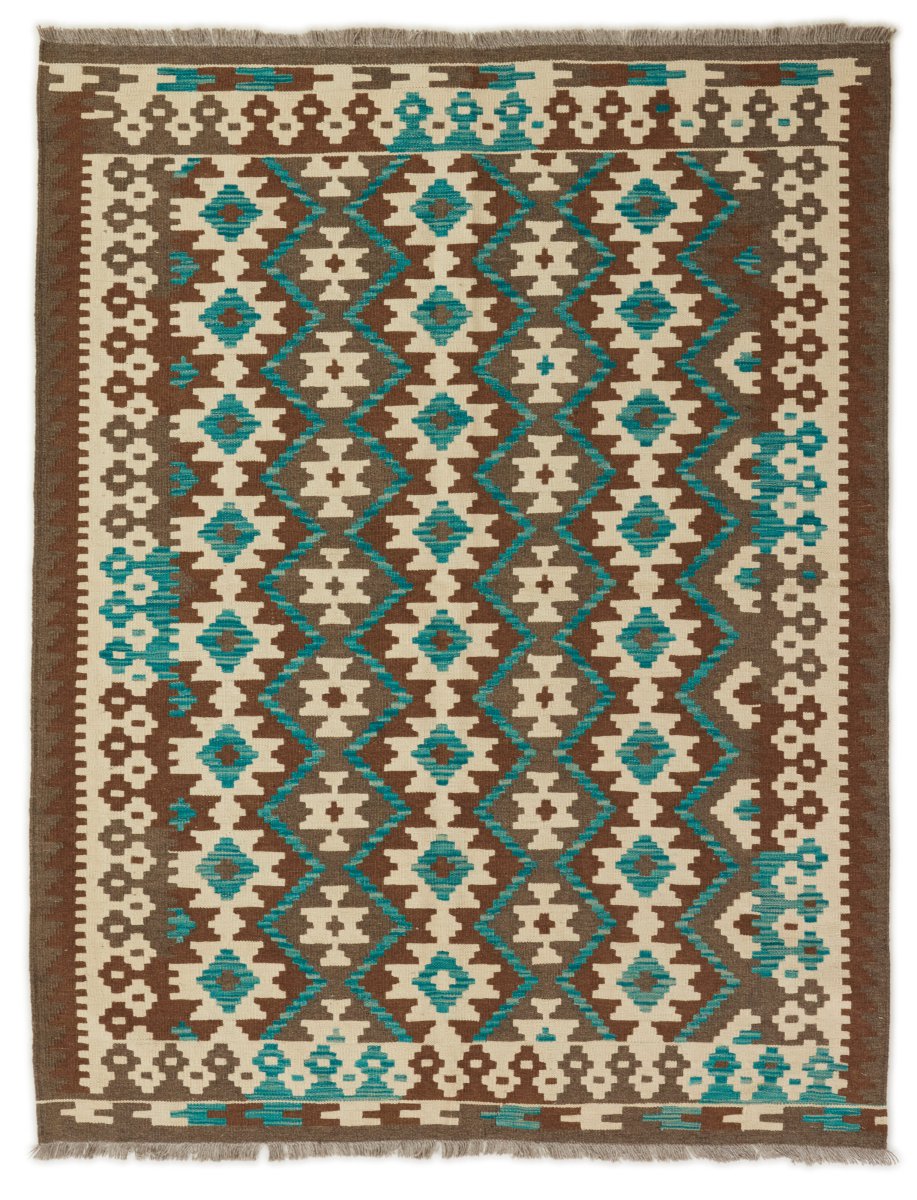 Afghanischer Teppich Kelim Afghan 191x148 191x148, Perserteppich Handgewebt