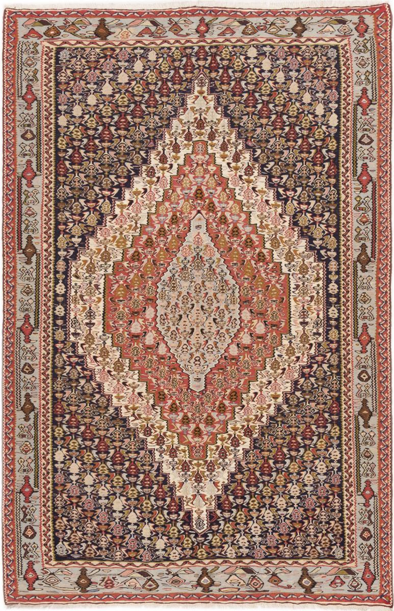 Persian Rug Kilim Senneh 238x157 238x157, Persian Rug Knotted by hand