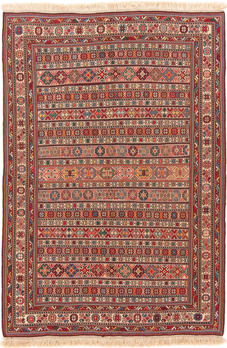 Tapete persa Kilim Soozani 151x100 151x100, Tapete persa Tecido à mão