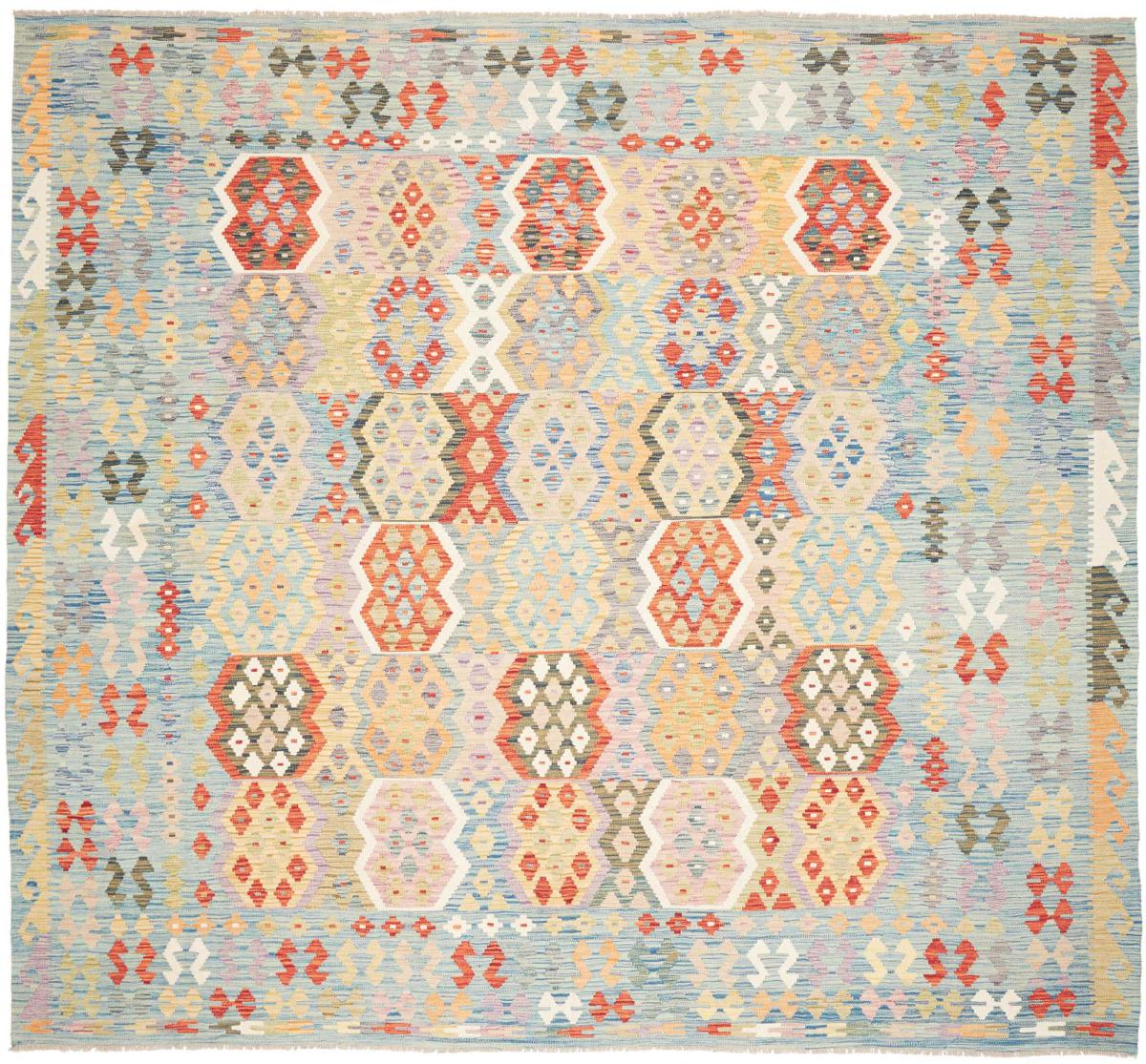 Alfombra afgana Kilim Afghan 292x318 292x318, Alfombra persa Tejido a mano