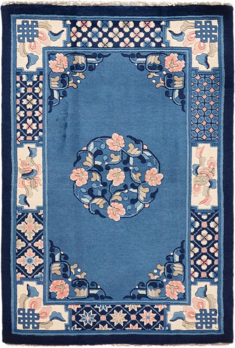 Kinesisk teppe Kina Peking 91x61 91x61, Persisk teppe Knyttet for hånd