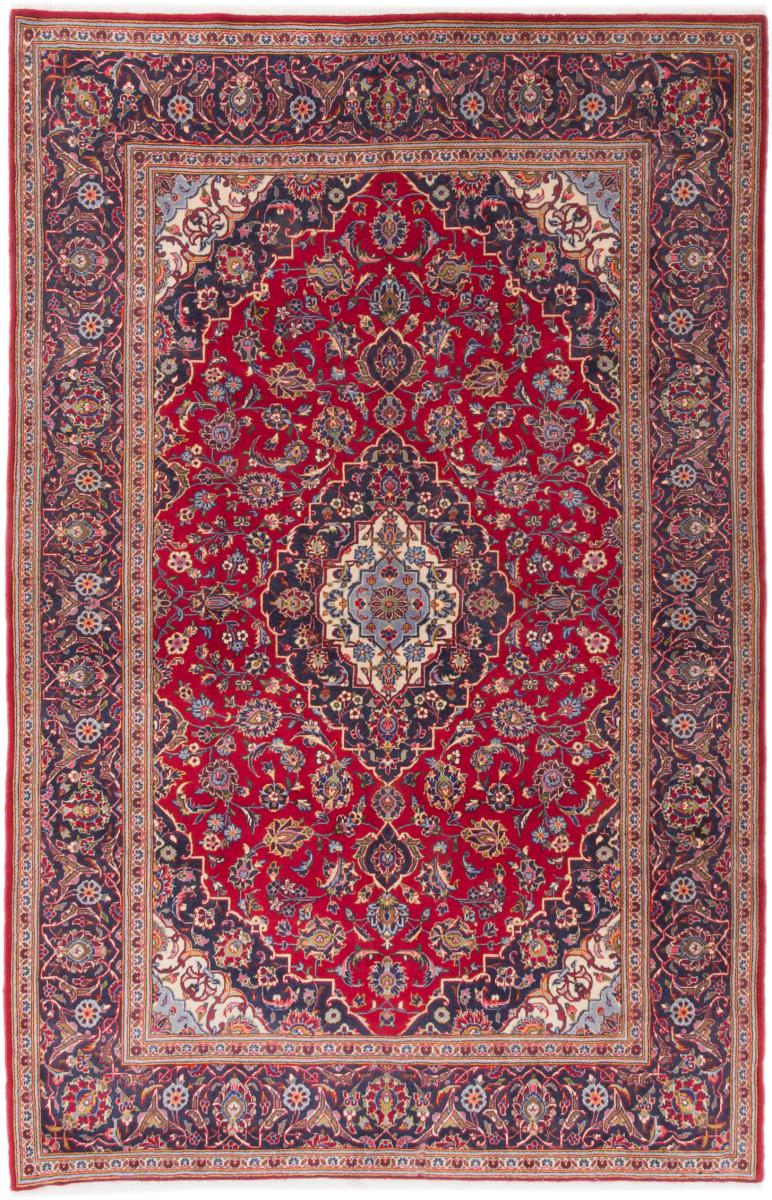Tapis persan Kashan 314x201 314x201, Tapis persan Noué à la main