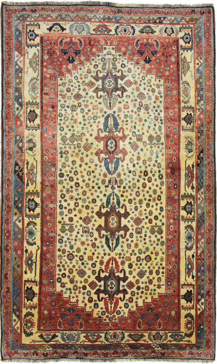 Tapis persan Ghashghai 226x136 226x136, Tapis persan Noué à la main