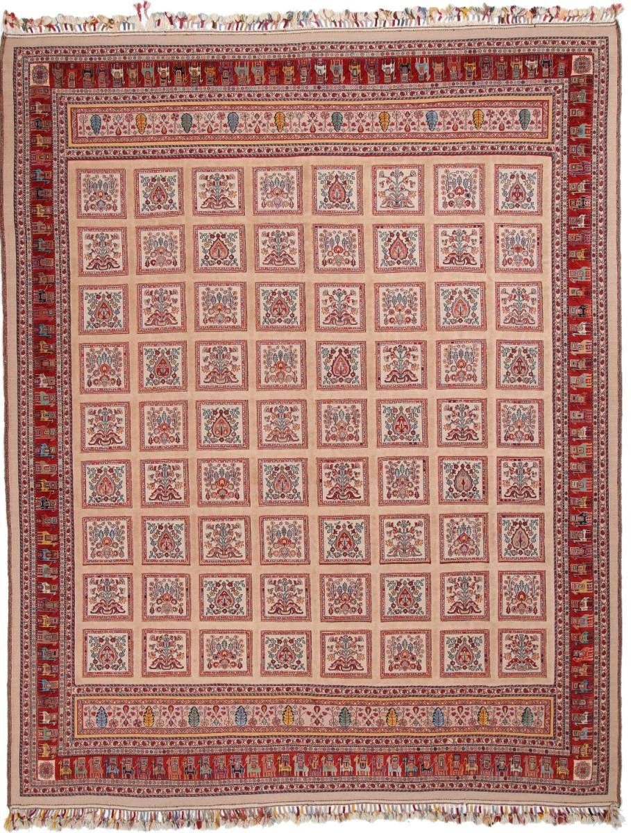 Persisk matta Kilim Sirjan Nimbaft 375x300 375x300, Persisk matta handvävd 