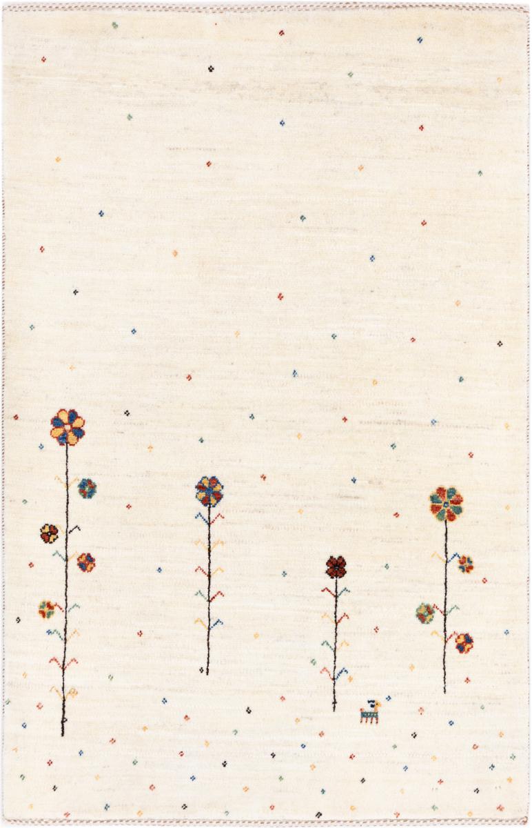 Tapis persan Persan Gabbeh Loribaft Atelier 127x80 127x80, Tapis persan Noué à la main