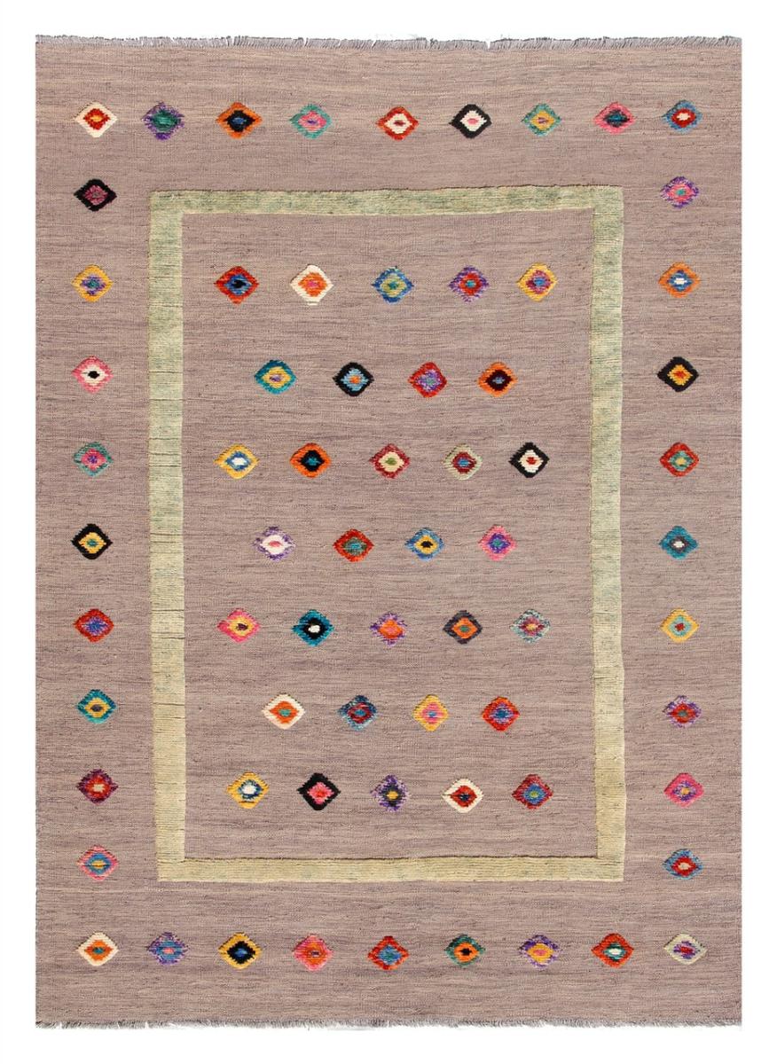 Alfombra afgana Kilim Afghan Nimbaft Edition 238x164 238x164, Alfombra persa Tejido a mano