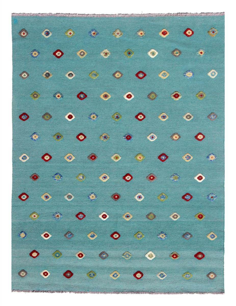 Alfombra afgana Kilim Afghan Nimbaft Edition 198x151 198x151, Alfombra persa Tejido a mano