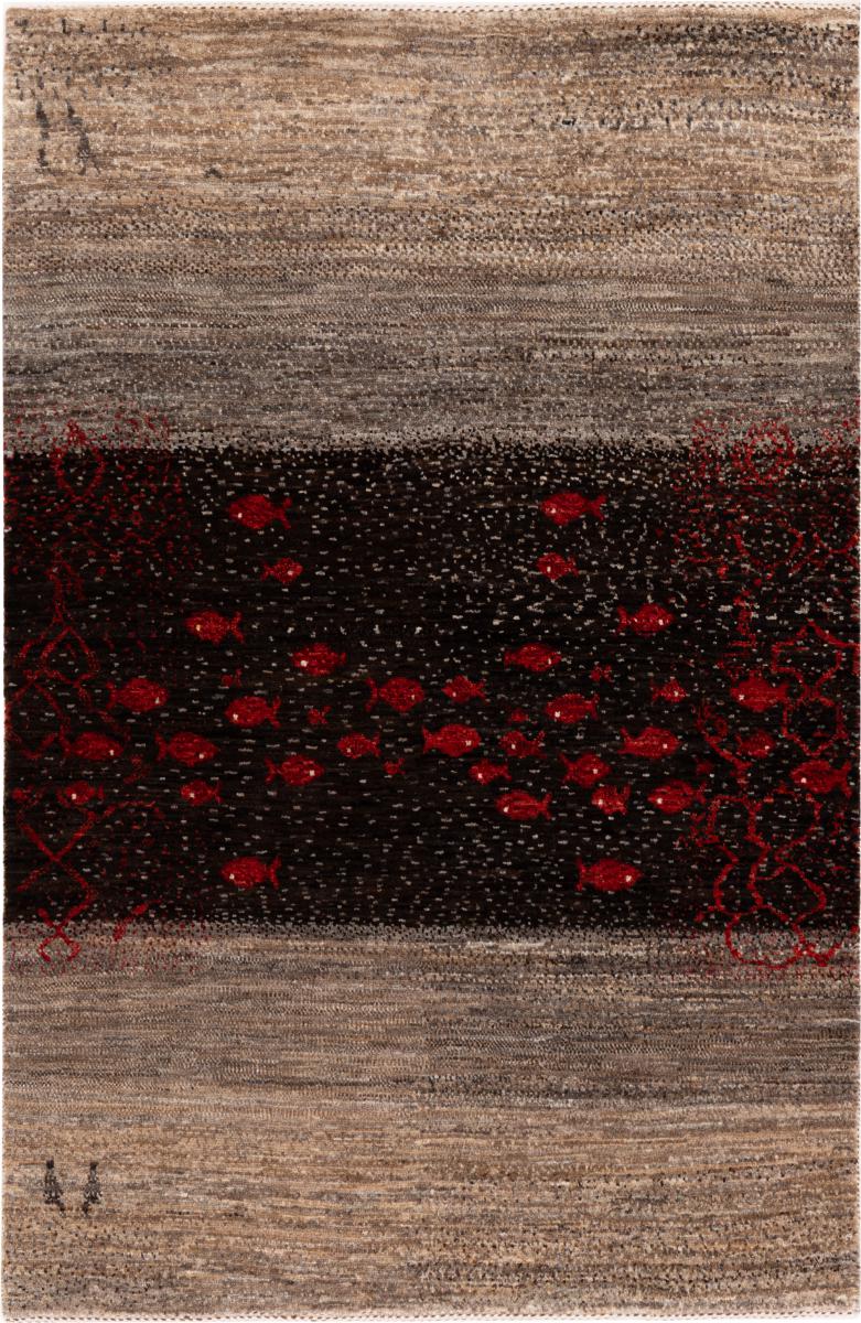 Perzisch tapijt Perzisch Gabbeh Loribaft Nowbaft 150x101 150x101, Perzisch tapijt Handgeknoopte