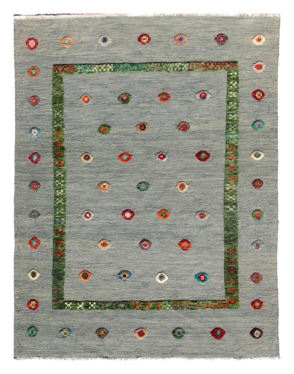 Alfombra afgana Kilim Afghan Nimbaft Edition 197x153 197x153, Alfombra persa Tejido a mano