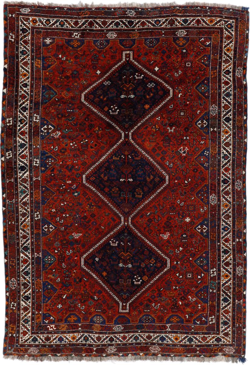 Persian Rug Shiraz 319x221 319x221, Persian Rug Knotted by hand