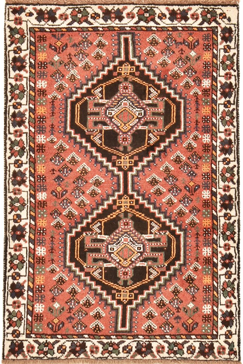 Tappeto persiano Shiraz 147x99 147x99, Tappeto persiano Annodato a mano