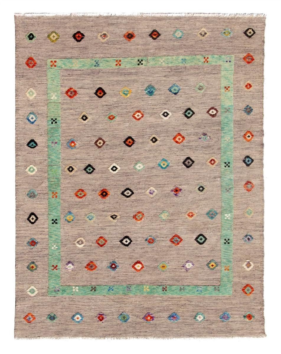 Alfombra afgana Kilim Afghan Nimbaft Edition 196x153 196x153, Alfombra persa Tejido a mano