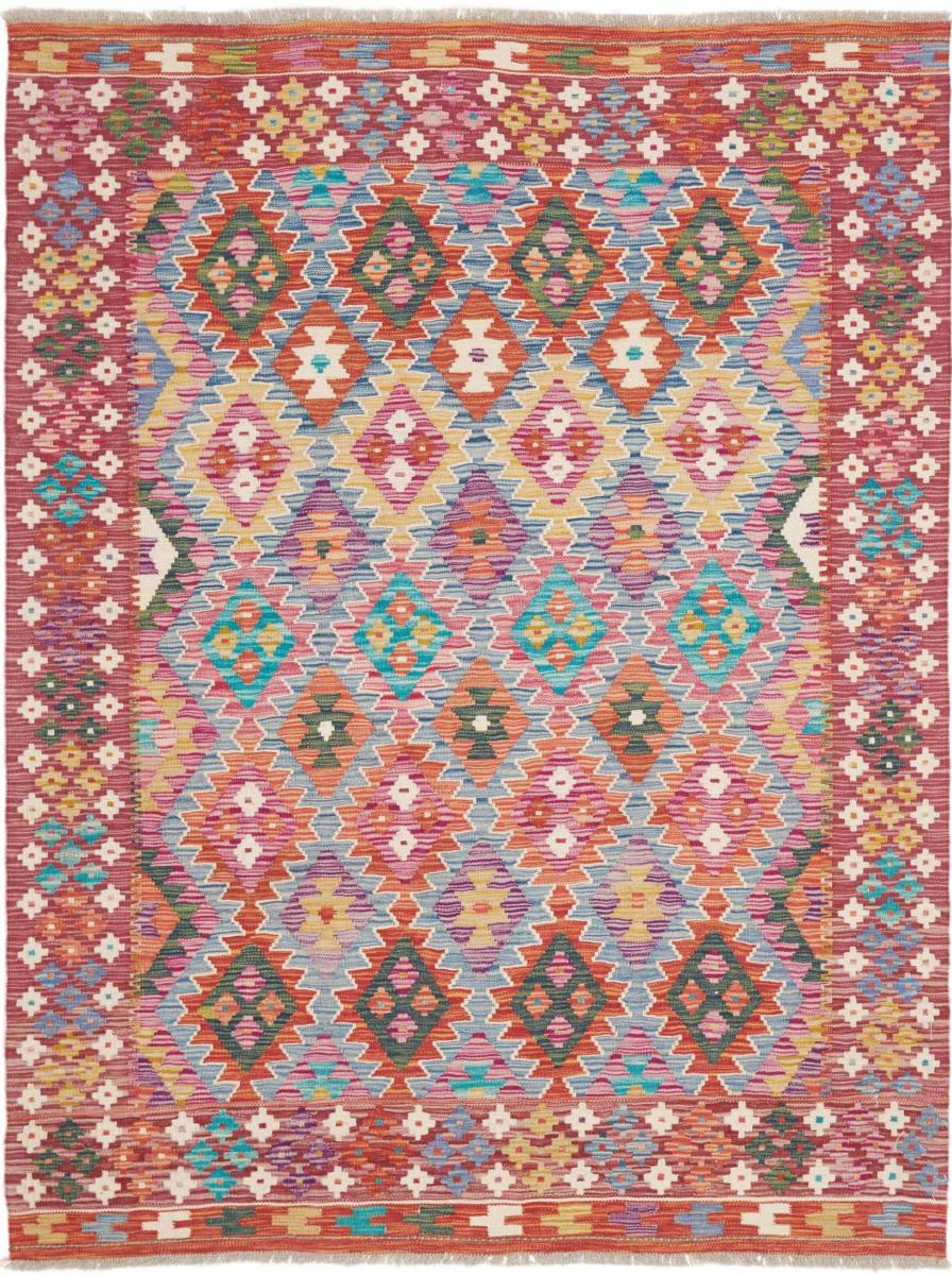 Alfombra afgana Kelim Afghan 204x152 204x152, Alfombra persa Tejido a mano
