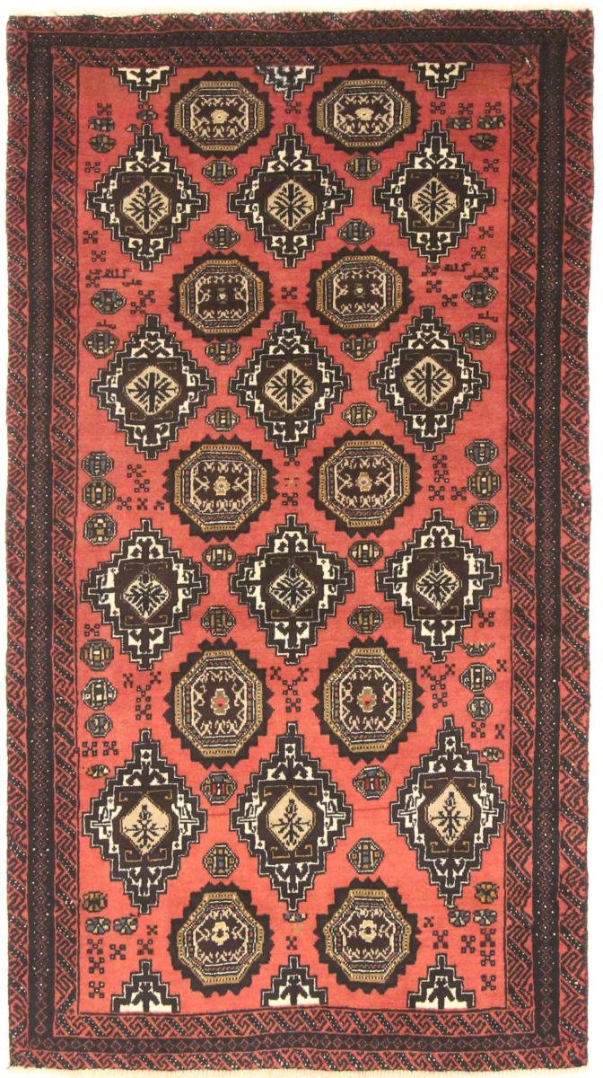 Tapete persa Balúchi 194x108 194x108, Tapete persa Atado à mão