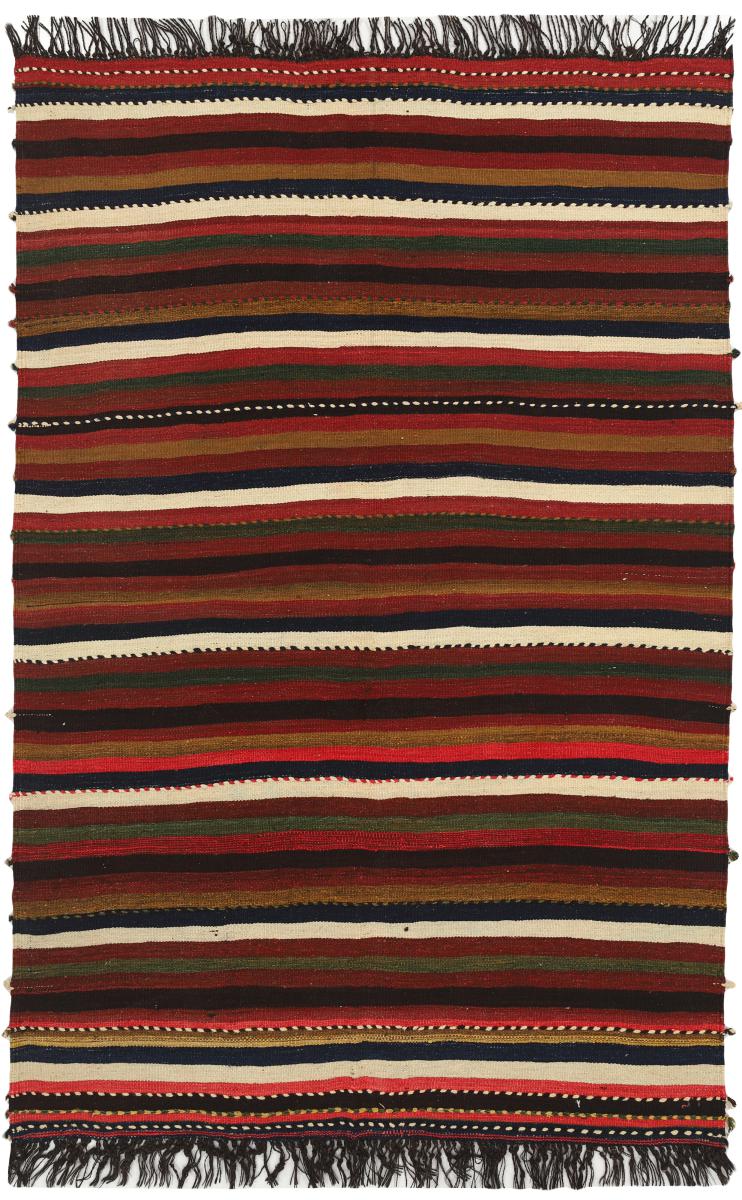 Persian Rug Kilim Fars Old 9'4"x6'0" 9'4"x6'0", Persian Rug Woven by hand