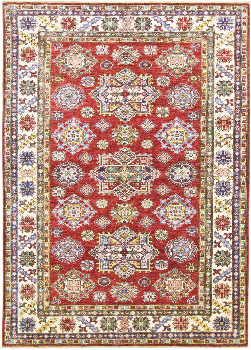Afghan rug Super Kazak 244x173 244x173, Persian Rug Knotted by hand