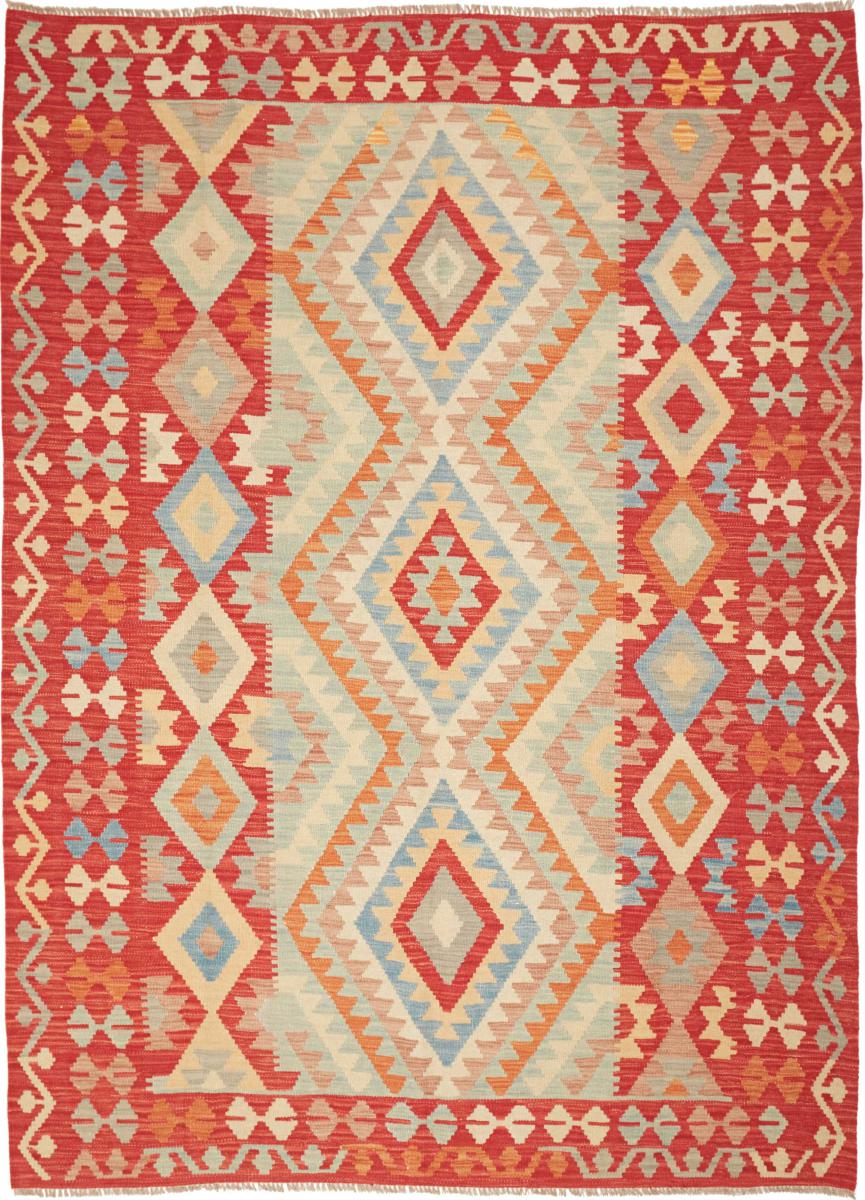 Afghan rug Kilim Afghan 244x178 244x178, Persian Rug Woven by hand
