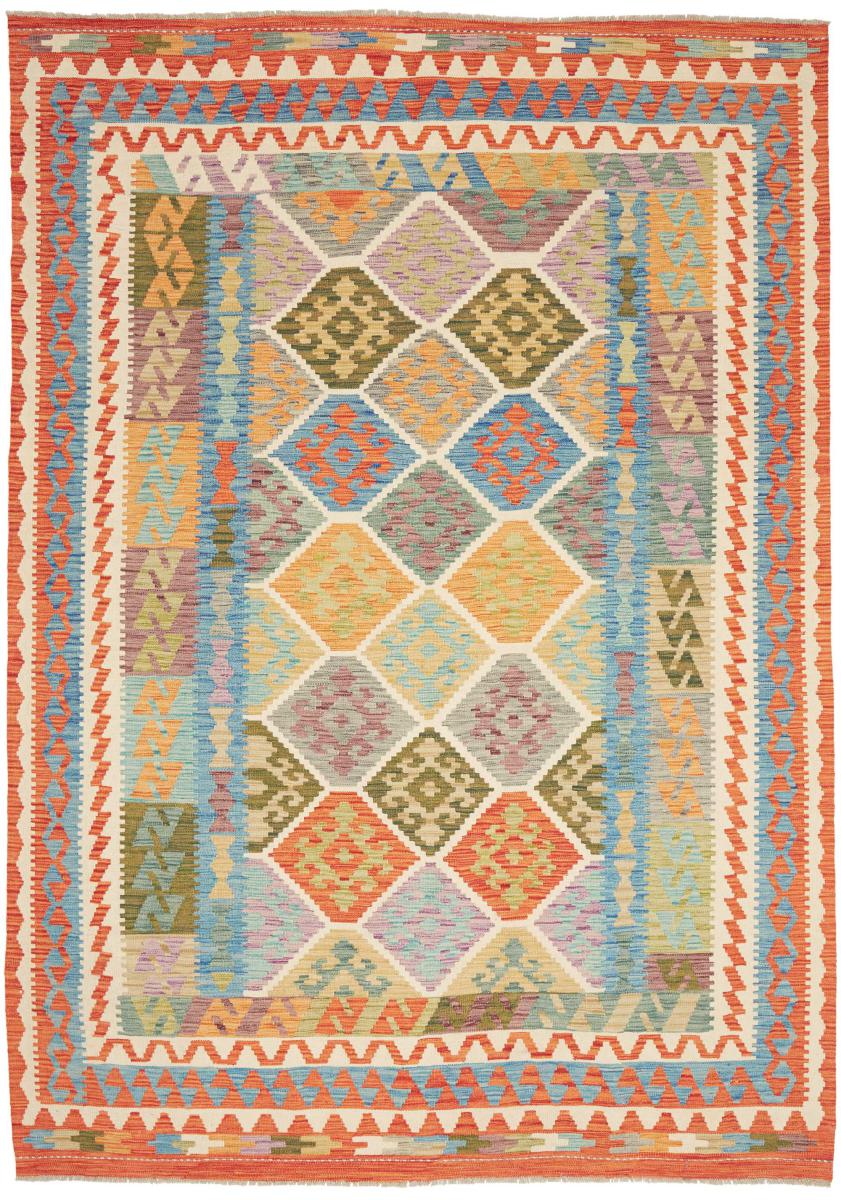 Afghan rug Kilim Afghan 284x199 284x199, Persian Rug Woven by hand