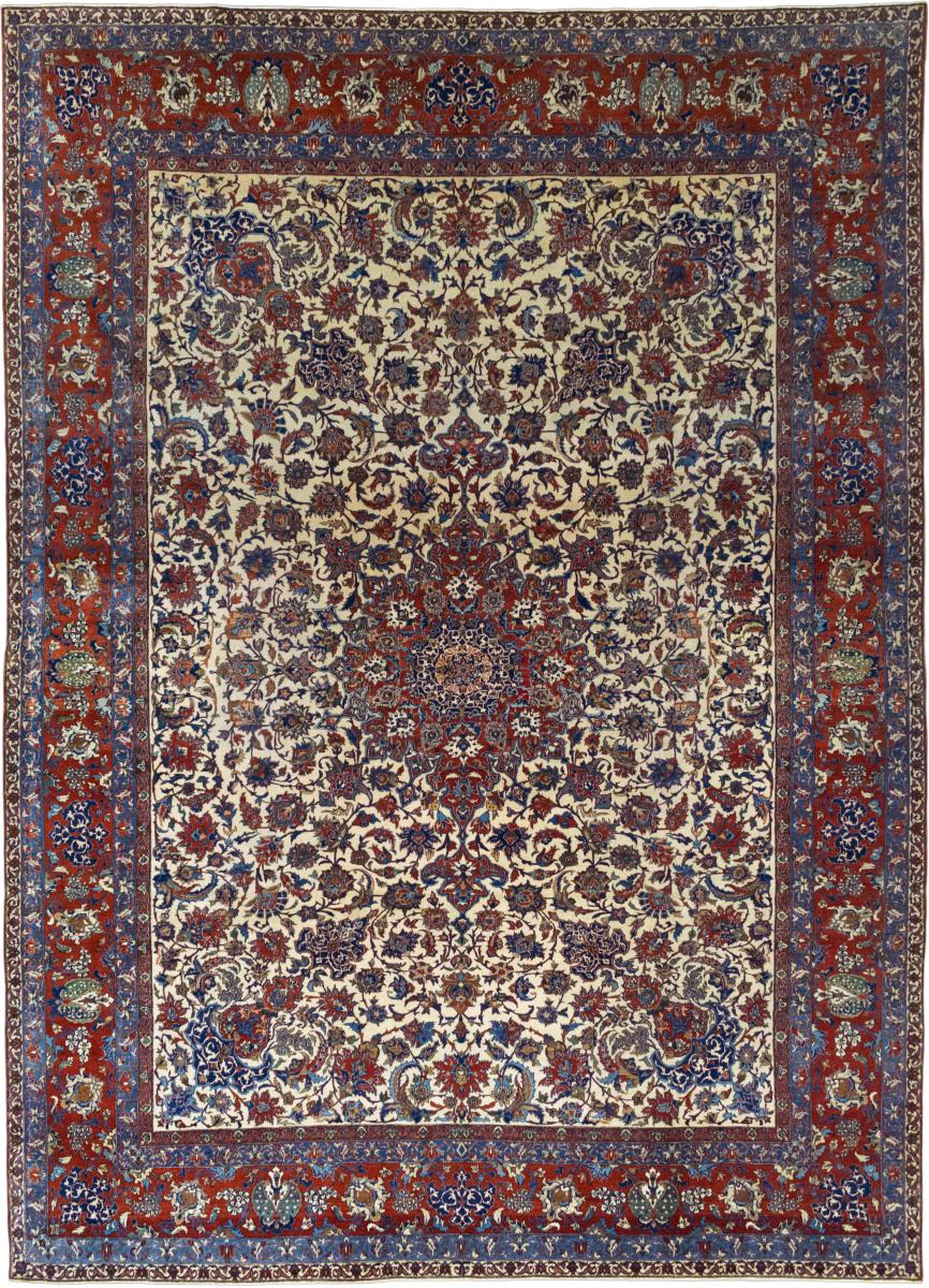 Tapete persa Isfahan Antigo 391x275 391x275, Tapete persa Atado à mão