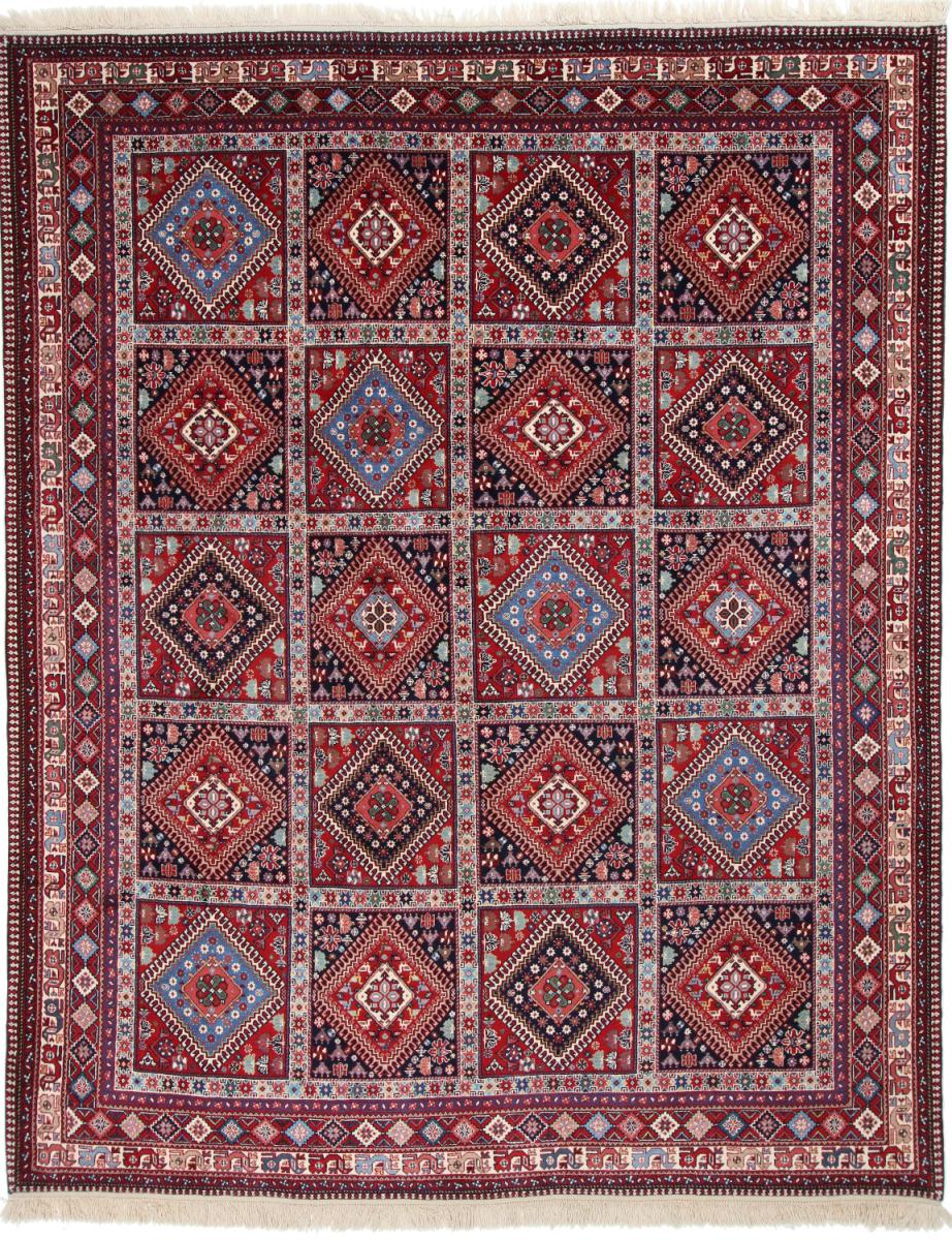 Persisk tæppe Yalameh 319x254 319x254, Persisk tæppe Knyttet i hånden