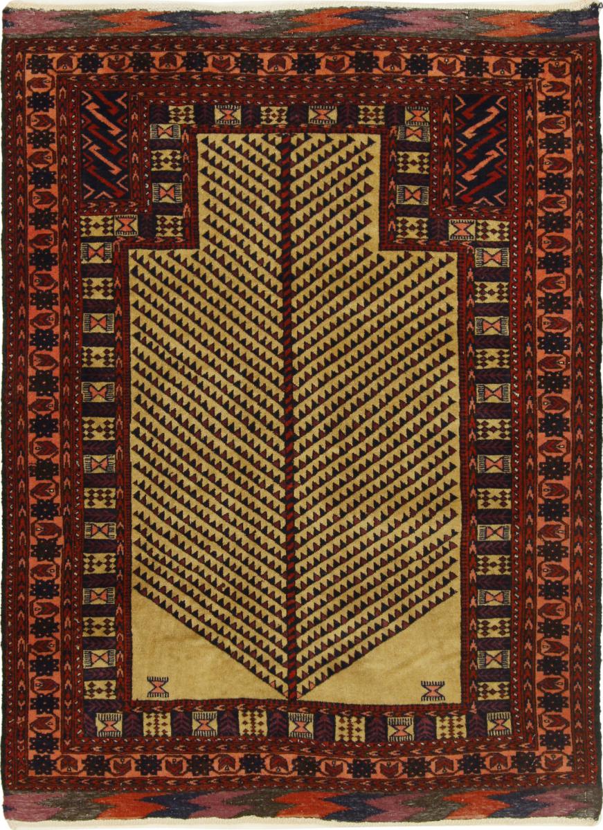 Afghansk tæppe Afghan 139x103 139x103, Persisk tæppe Knyttet i hånden
