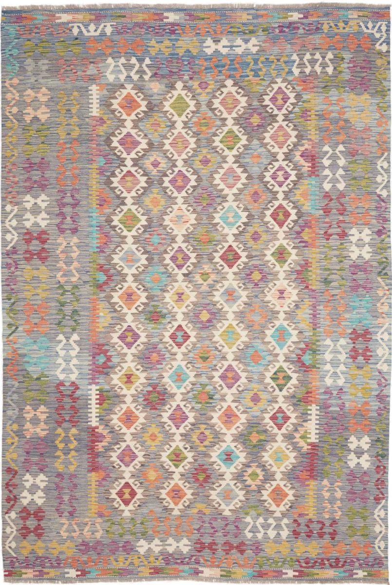 Tapete afegão Kelim Afghan 293x196 293x196, Tapete persa Tecido à mão