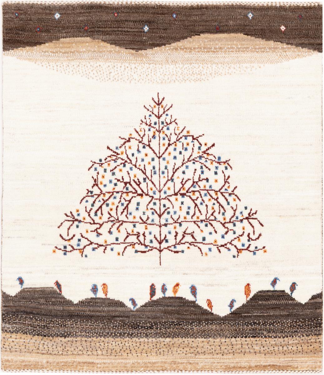 Perzisch tapijt Perzisch Gabbeh Loribaft Nowbaft 112x98 112x98, Perzisch tapijt Handgeknoopte