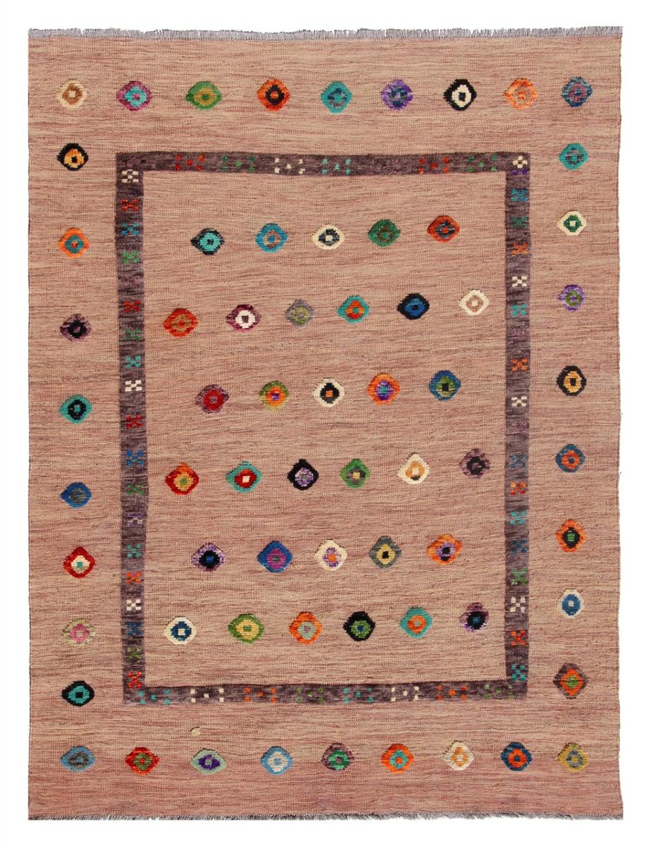 Alfombra afgana Kilim Afghan Nimbaft Edition 192x145 192x145, Alfombra persa Tejido a mano