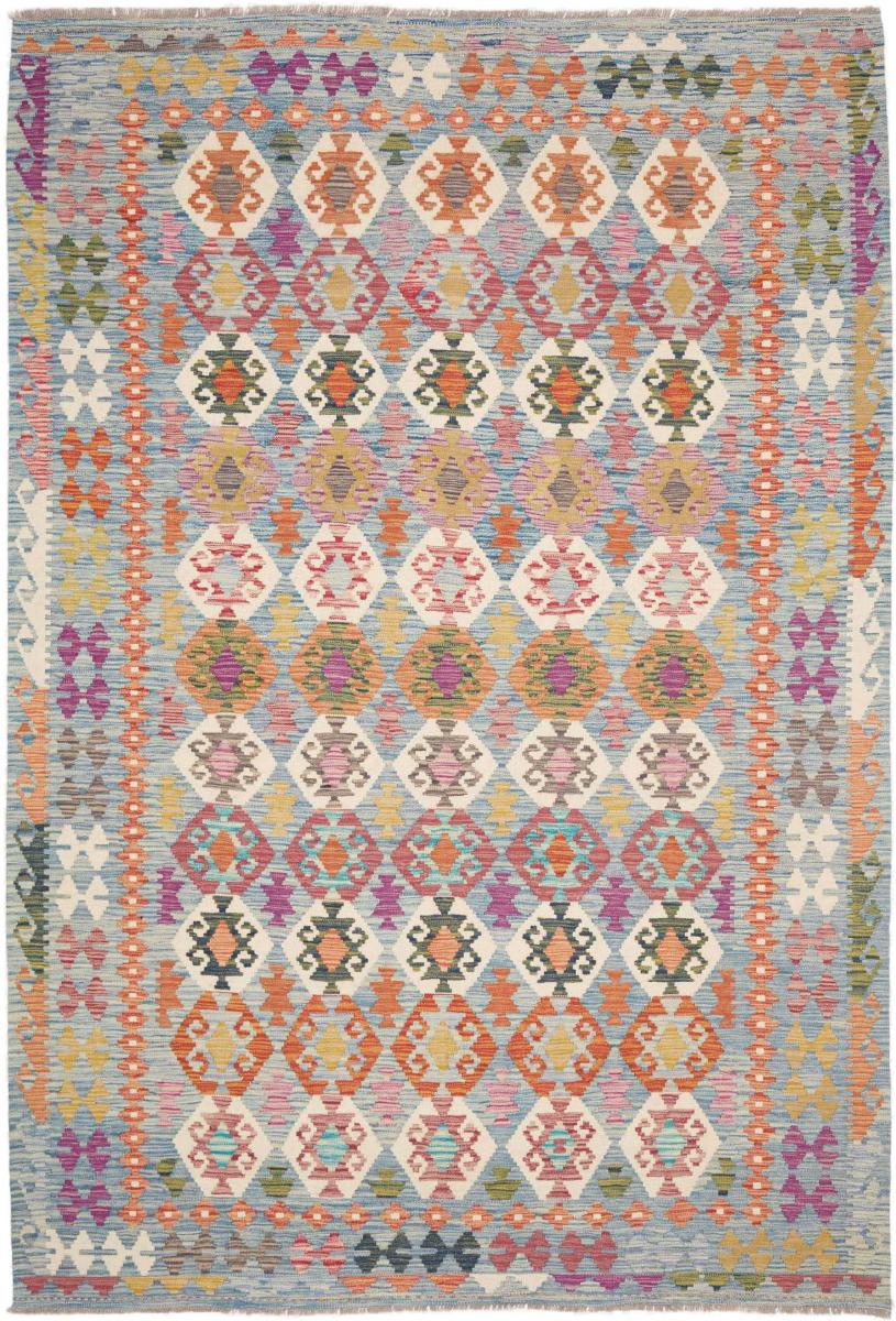 Tapete afegão Kelim Afghan 295x200 295x200, Tapete persa Tecido à mão