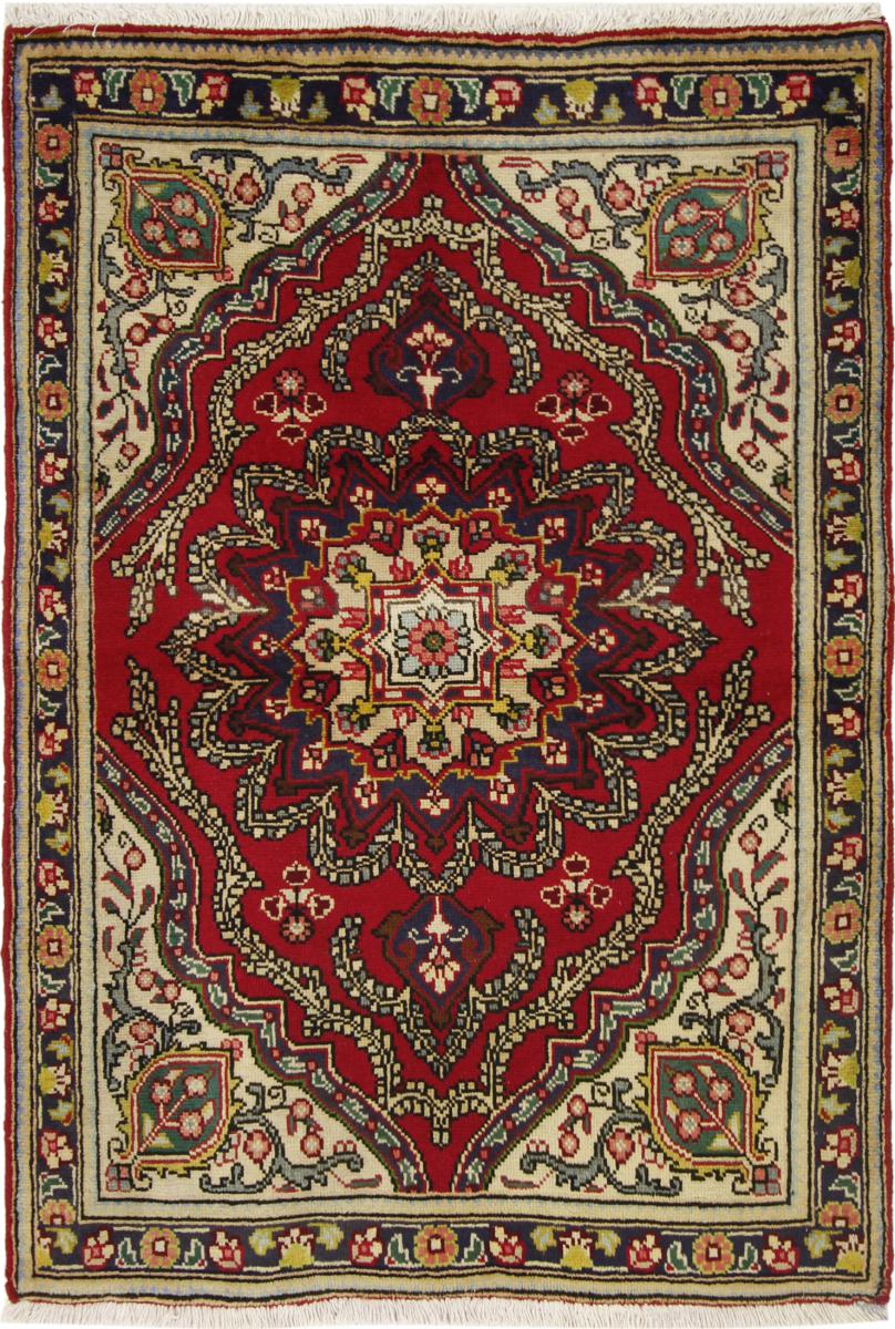 Persian Rug Tabriz 4'8"x3'3" 4'8"x3'3", Persian Rug Knotted by hand