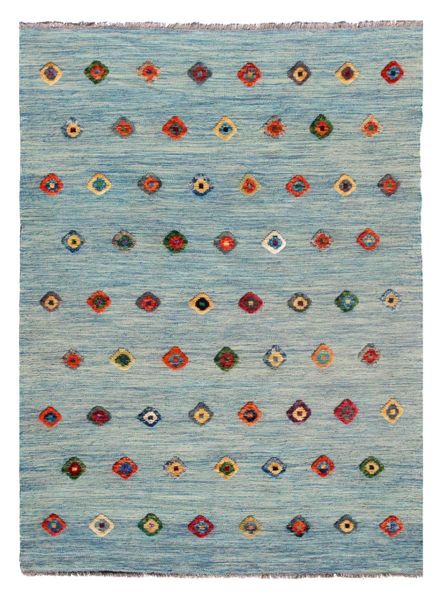 Alfombra afgana Kilim Afghan Nimbaft Edition 205x154 205x154, Alfombra persa Tejido a mano