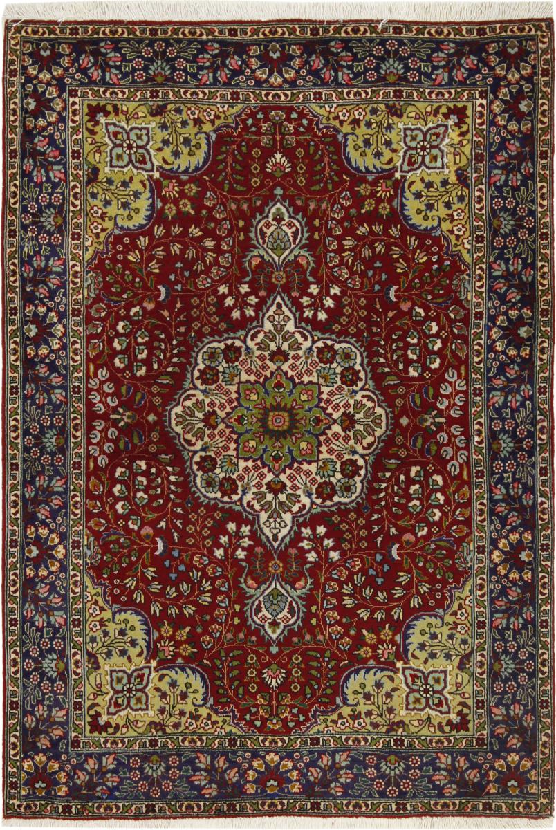 Persian Rug Tabriz 4'11"x3'5" 4'11"x3'5", Persian Rug Knotted by hand