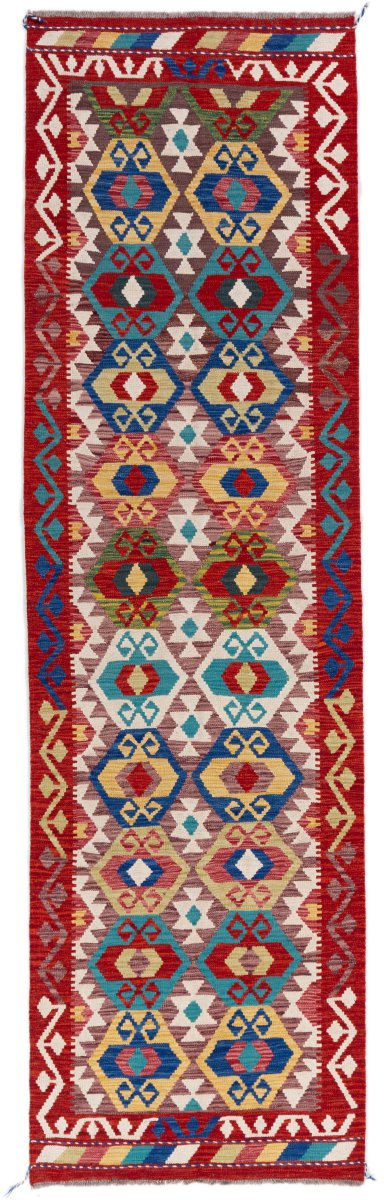 Afghan rug Kilim Afghan 9'10"x2'9" 9'10"x2'9", Persian rug Handwoven
