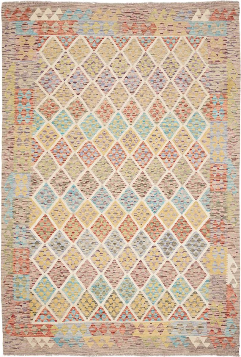 Tapis afghan Kelim Afghan 301x203 301x203, Tapis persan Tissé à la main