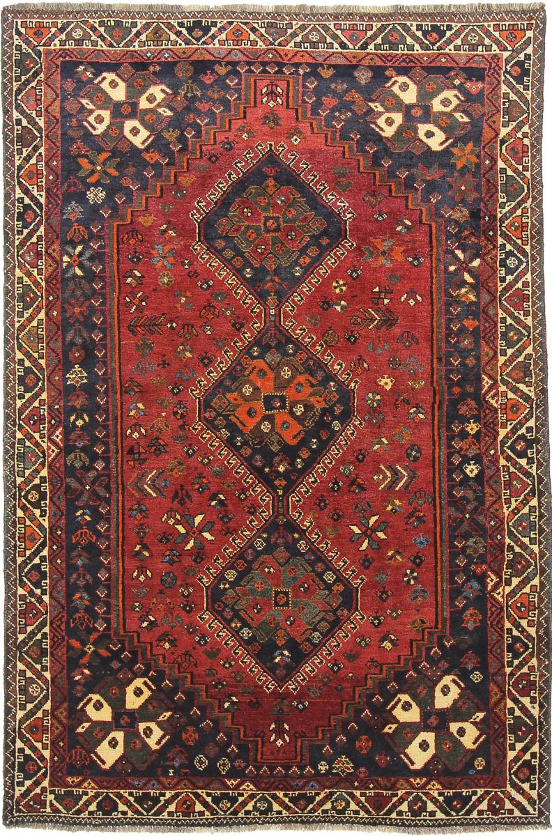 Persisk tæppe Ghashghai 257x170 257x170, Persisk tæppe Knyttet i hånden