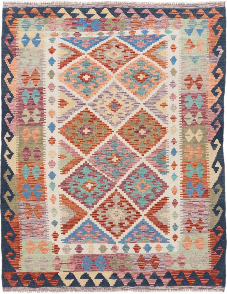 Tapete afegão Kilim Afegão 194x151 194x151, Tapete persa Tecido à mão