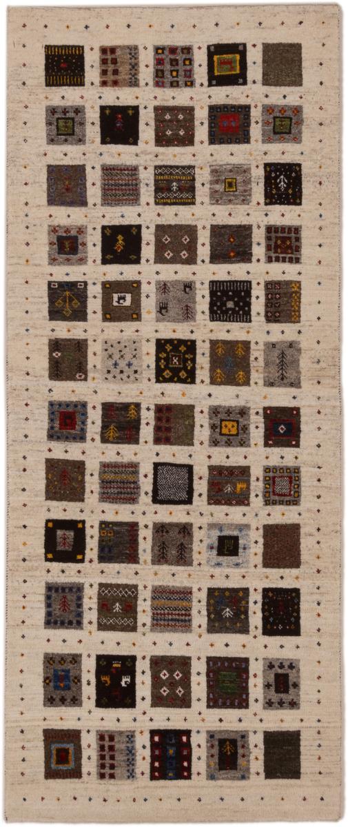 Persian Rug Persian Gabbeh Kashkuli 201x82 201x82, Persian Rug Knotted by hand