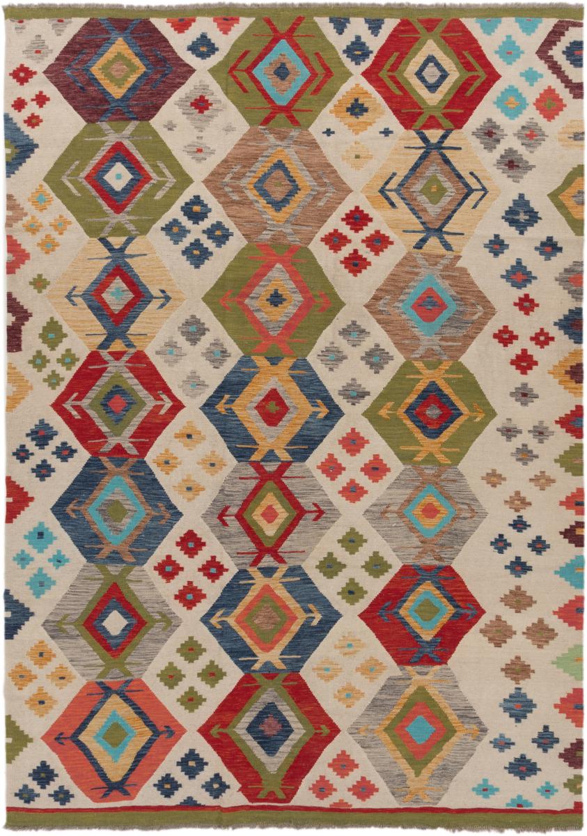 Tapete afegão Kilim Afegão Heritage 344x244 344x244, Tapete persa Tecido à mão