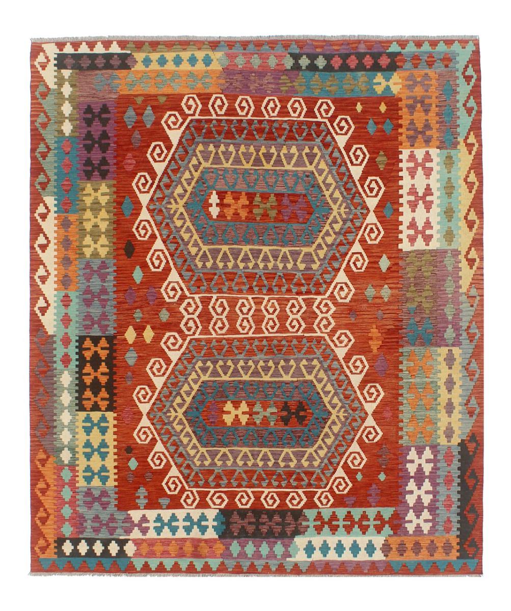 Alfombra afgana Kilim Afghan 292x256 292x256, Alfombra persa Tejido a mano