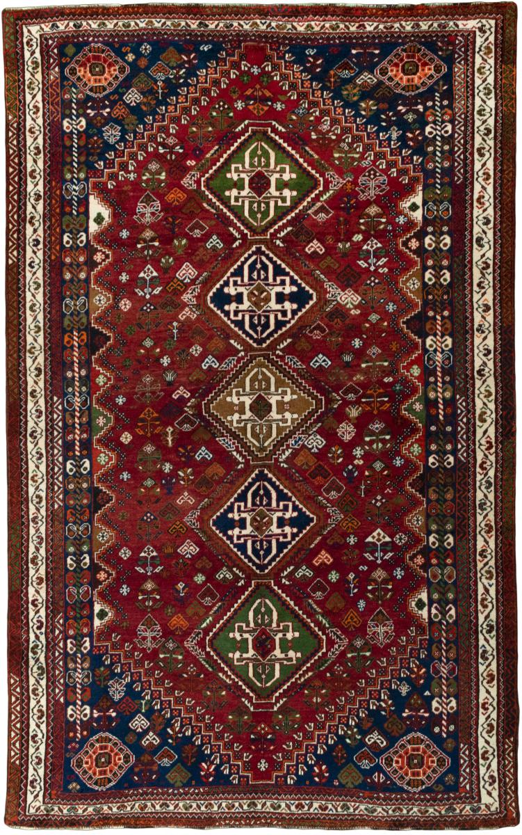 Persian Rug Shiraz 267x169 267x169, Persian Rug Knotted by hand