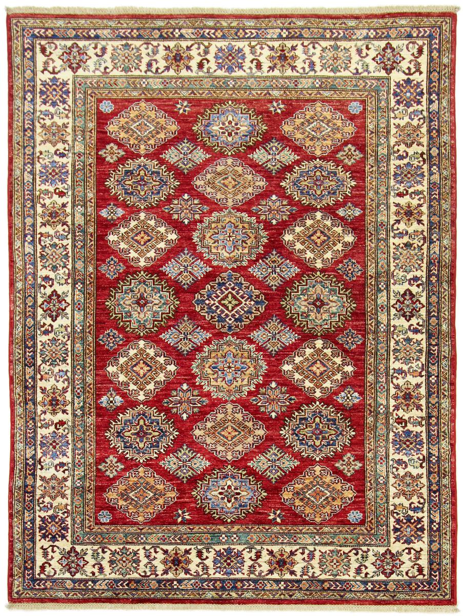 Tapis afghan Super Kazak 198x148 198x148, Tapis persan Noué à la main