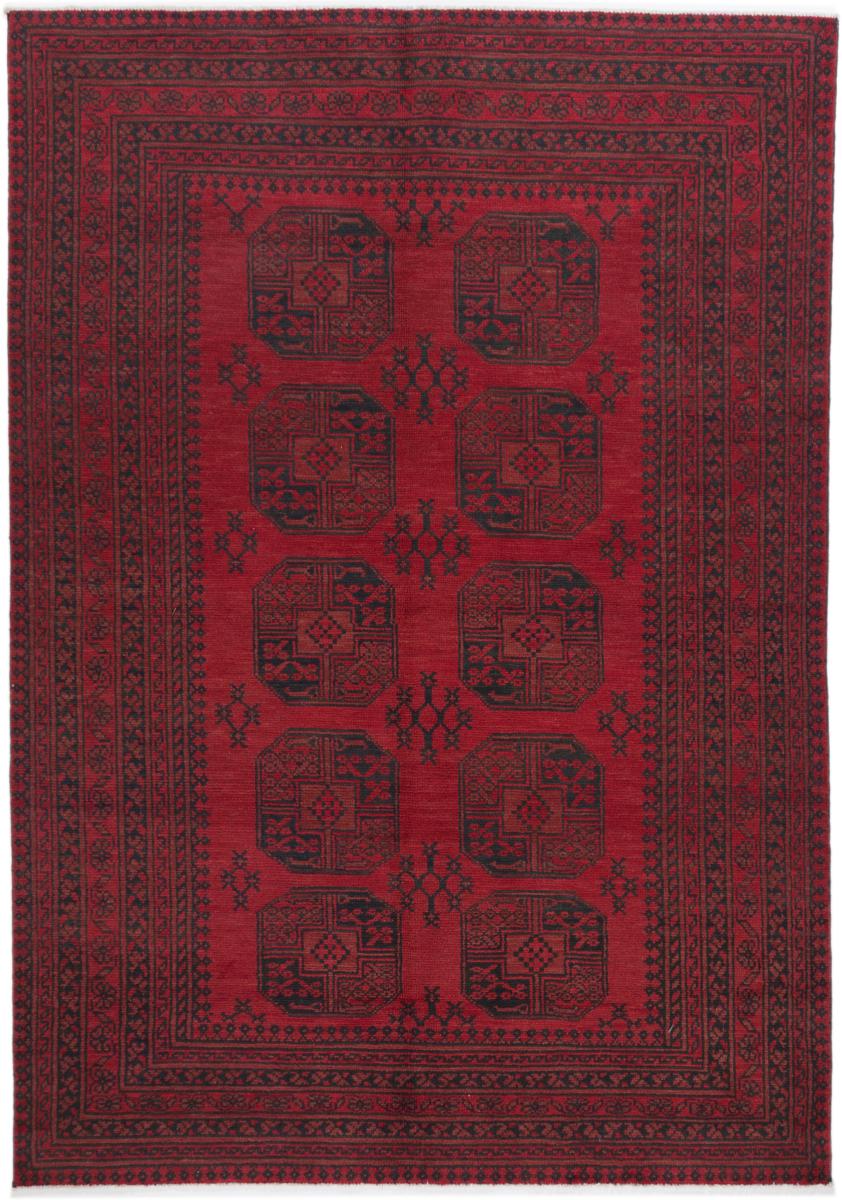 Afghaans tapijt Afghan Akhche 244x173 244x173, Perzisch tapijt Handgeknoopte