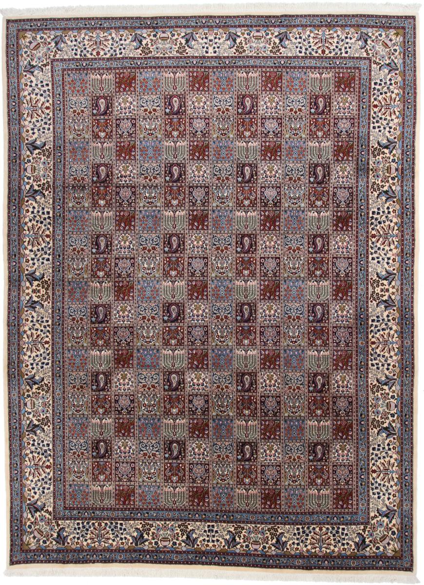 Persisk tæppe Moud 406x299 406x299, Persisk tæppe Knyttet i hånden