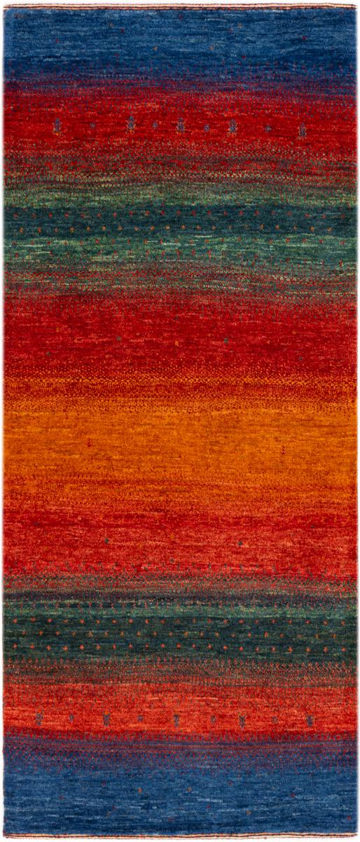 Tapete persa Persa Gabbeh Loribaft Atash 172x75 172x75, Tapete persa Atado à mão