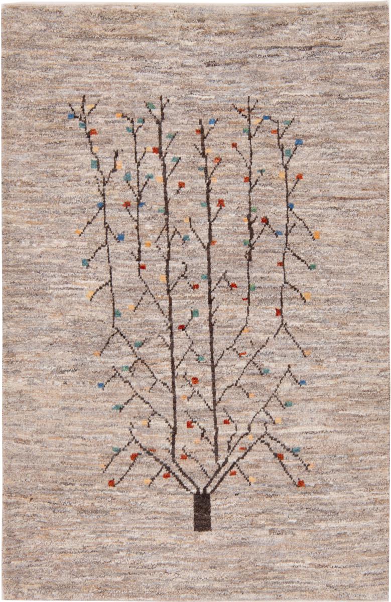 Persian Rug Persian Gabbeh Nomad 150x101 150x101, Persian Rug Knotted by hand