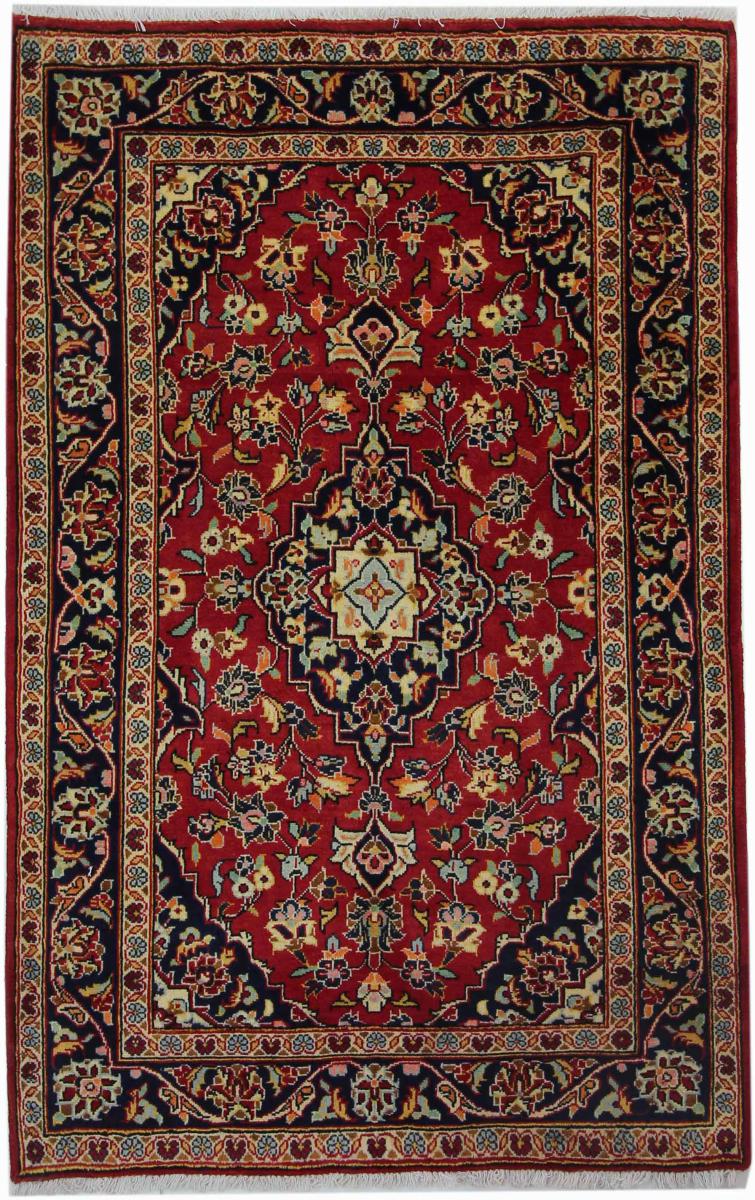 Tapis persan Kashan 157x99 157x99, Tapis persan Noué à la main