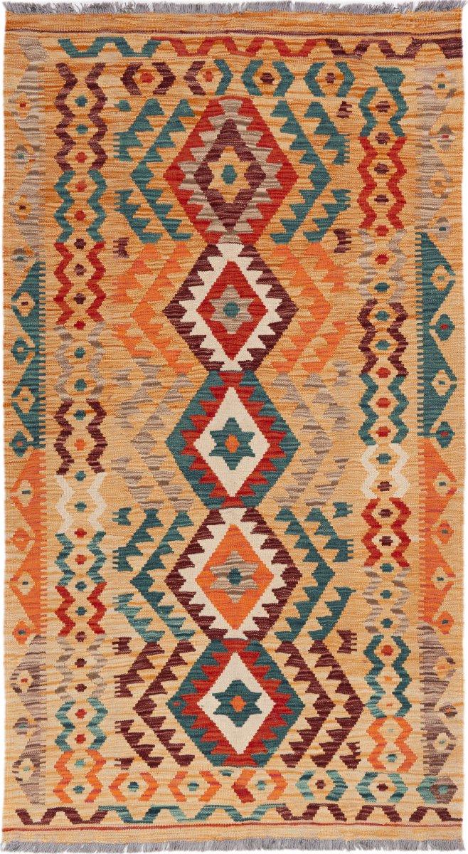 Tappeto afghano Kilim Afghan 197x112 197x112, Tappeto persiano Tessuto a mano