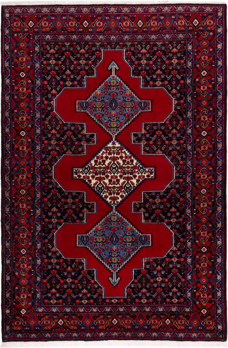 Persian Rug Sanandaj 213x139 213x139, Persian Rug Knotted by hand