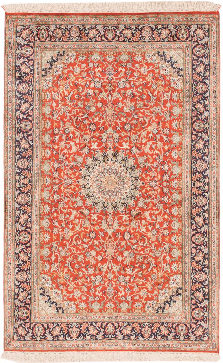 Indo rug Kashmir Silk 189x124 189x124, Persian Rug Knotted by hand
